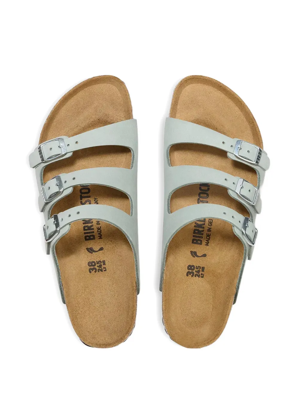 Birkenstock Florida buckle-fastening sandals Groen