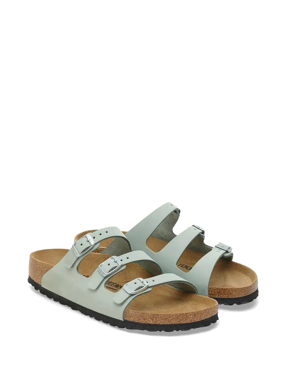 Birkenstock Florida buckle-fastening sandals Groen