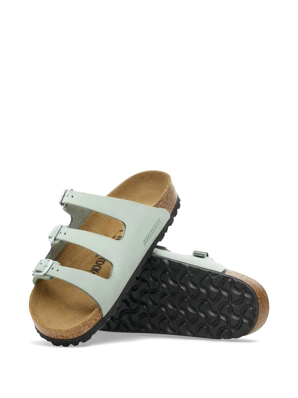 Birkenstock Florida buckle-fastening sandals Groen