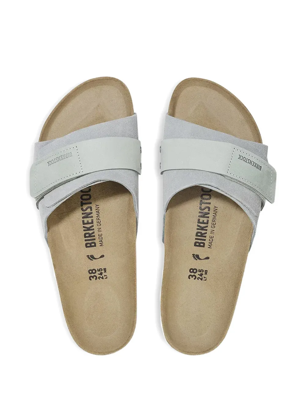 Birkenstock Oita touch-strap sandals Grijs