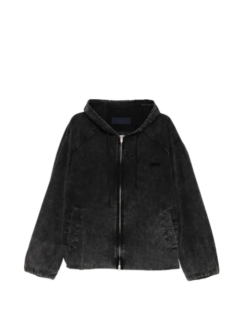 Juun.J hooded zip jacket