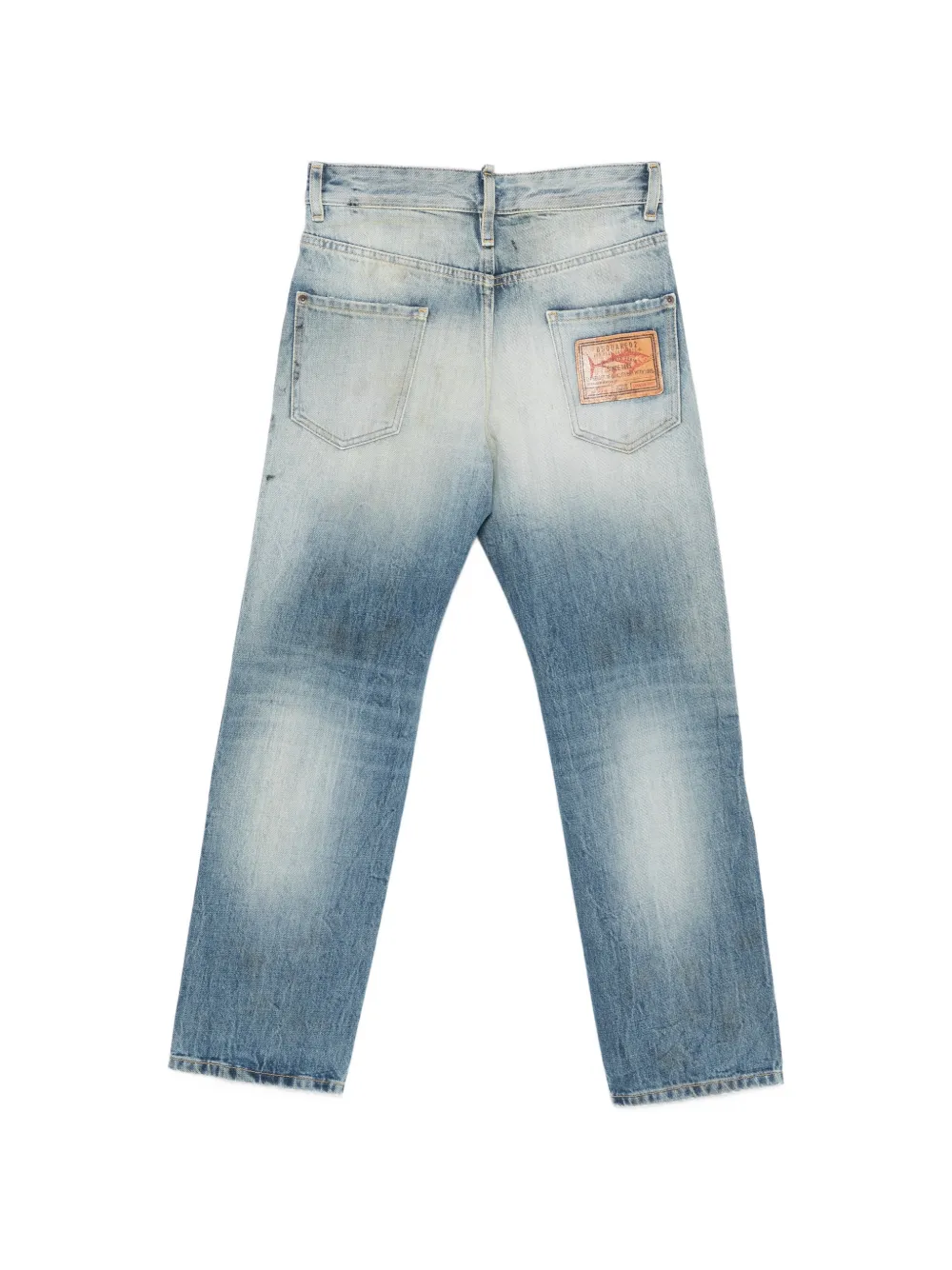  Dsquared2 Kids 642 Patchwork Cotton Jeans - Blue 