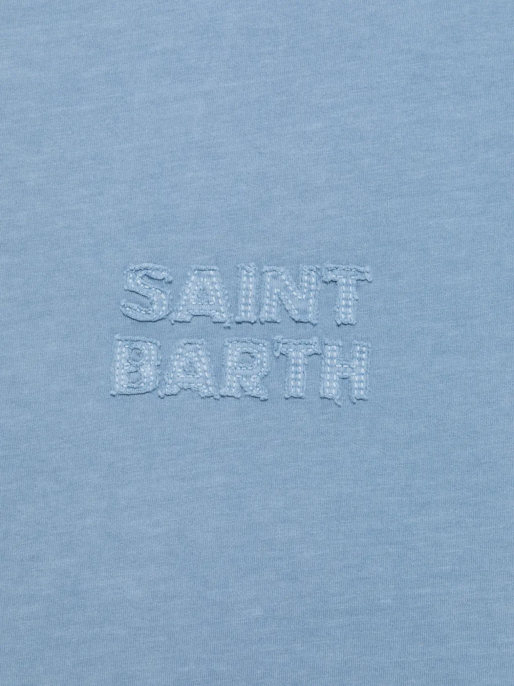 MC2 Saint Barth T-shirt met geborduurd logo Blauw