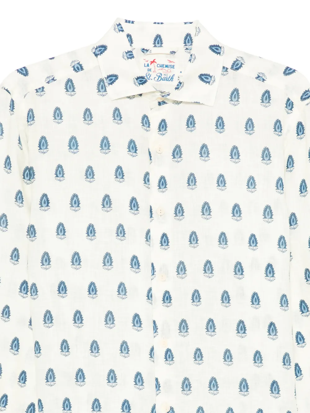  Mc2 Saint Barth Floral Shirt - Neutrals 