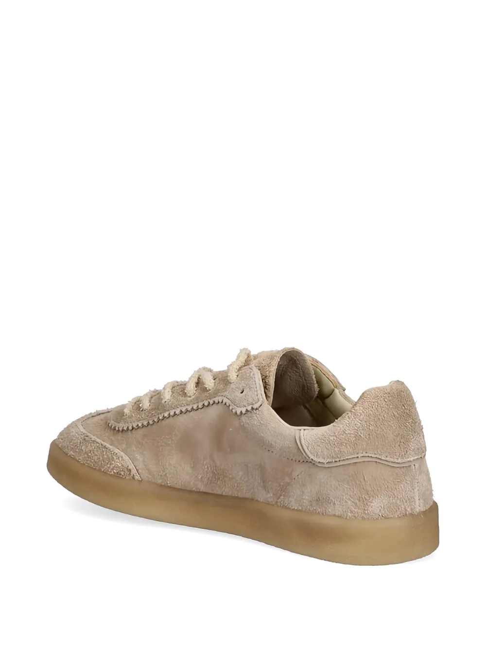 Blauer scalloped logo sneakers Beige