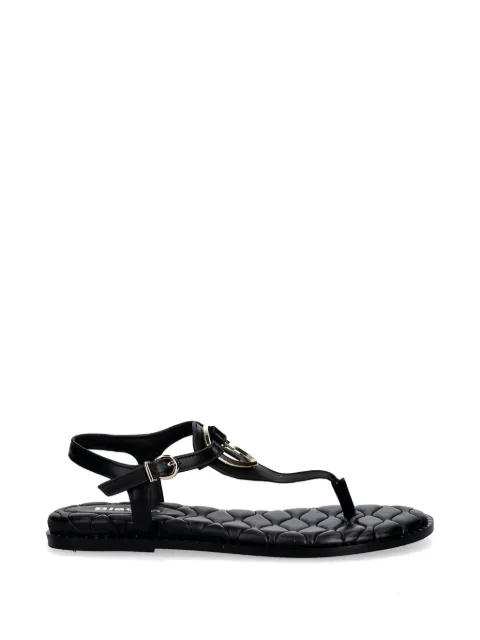 Blauer Ashley quilted heart detail sandals