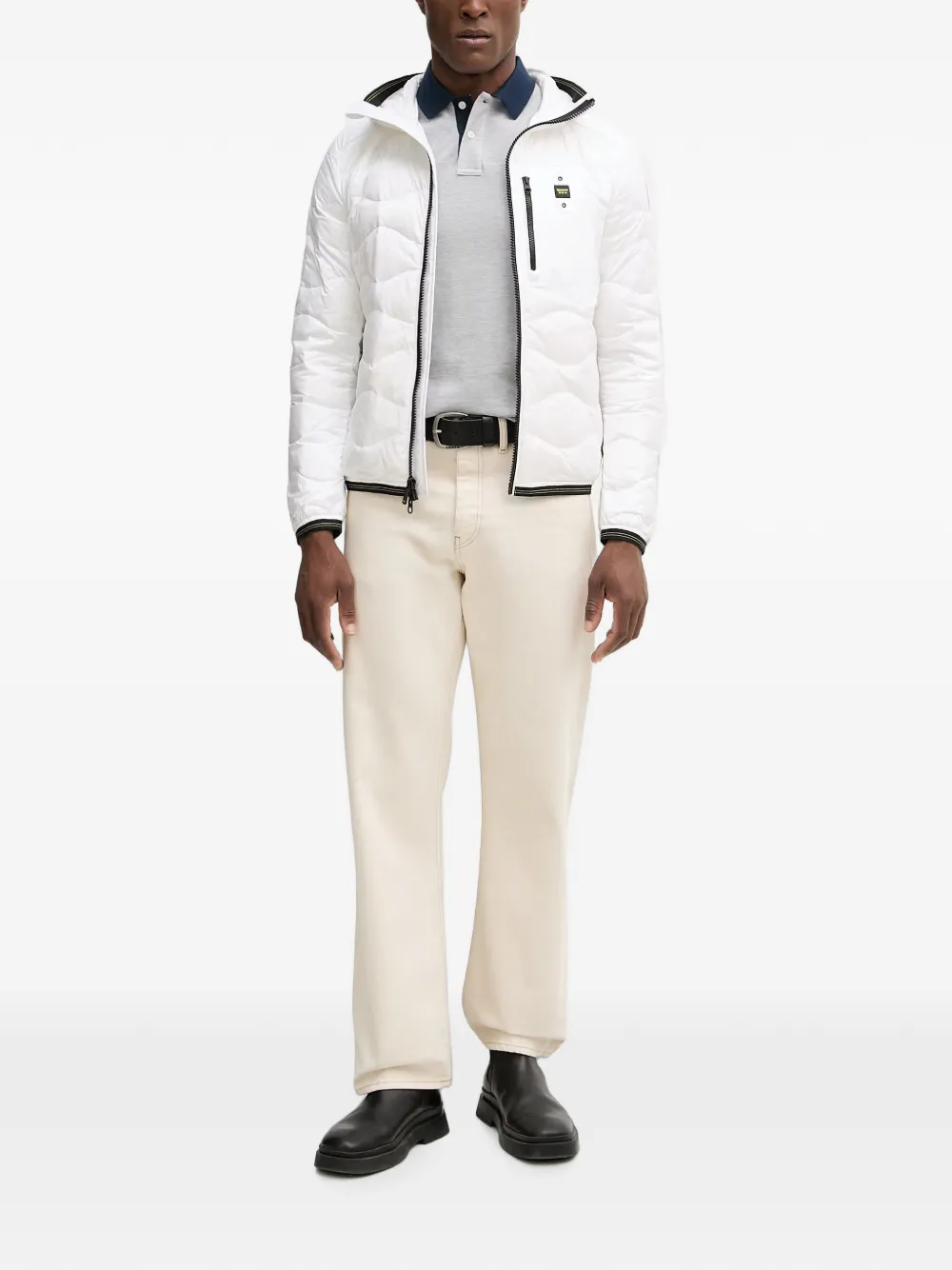 Blauer Bryant donsjack Wit