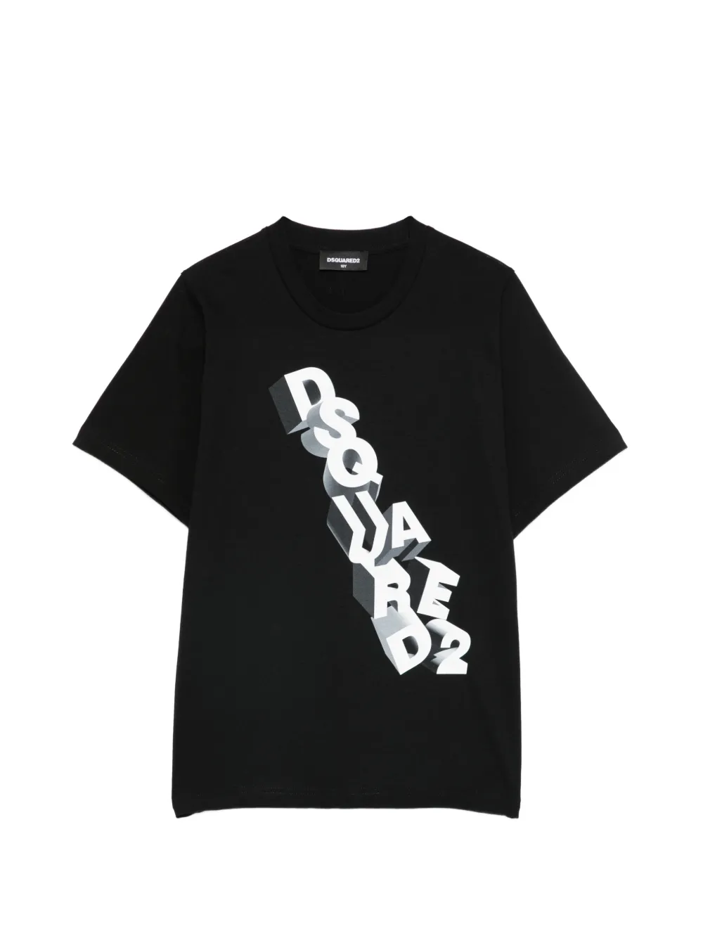 DSQUARED2 KIDS logo-print T-shirt - Schwarz