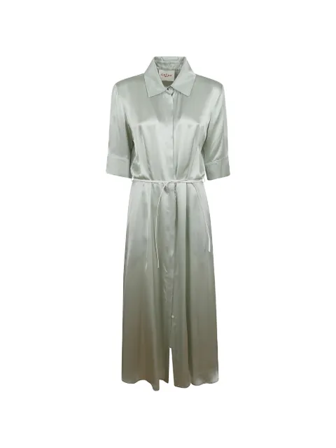 CRIDA belted midi dress