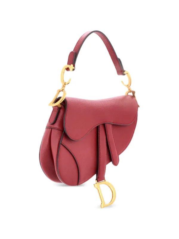 Christian Dior Pre-Owned サドル ハンドバッグ レザー ミニ 