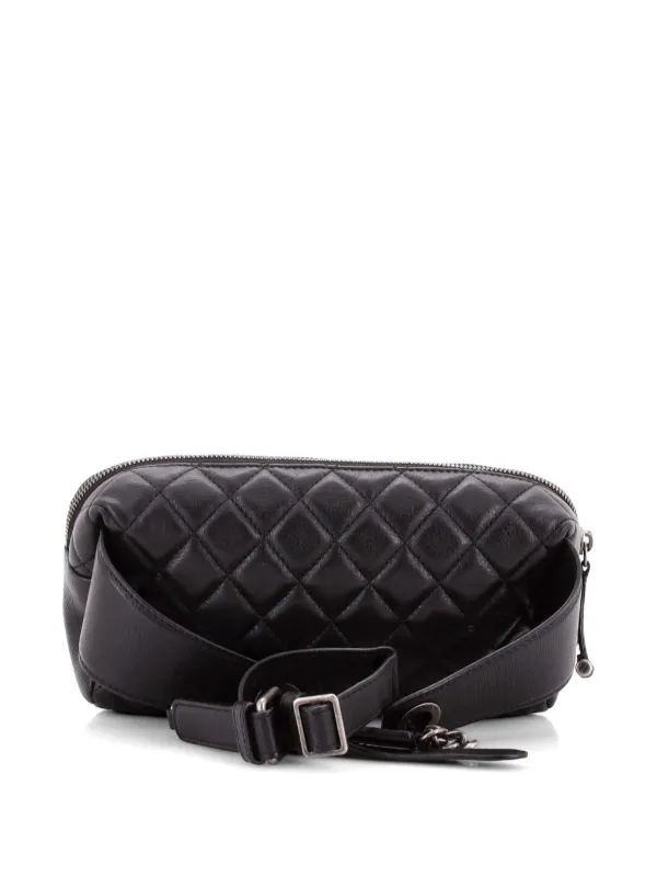 CHANEL Pre-Owned ストリート ココマーク ウエストバッグ マトラッセ 