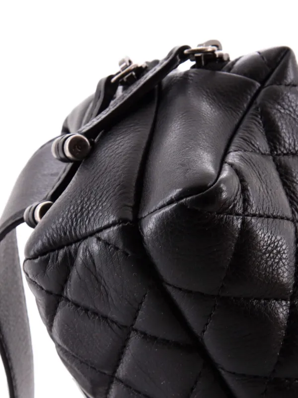 CHANEL Pre-Owned ストリート ココマーク ウエストバッグ マトラッセ 