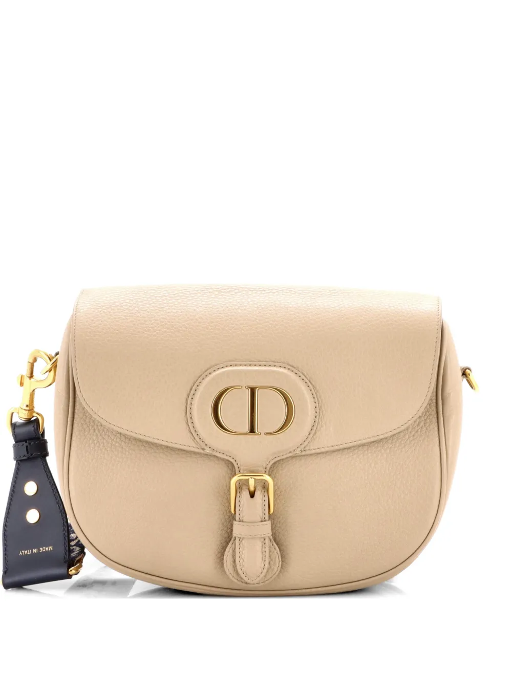 Christian Dior Pre-Owned Bobby Flap Bag Leather Large crossbody bag - Toni neutri