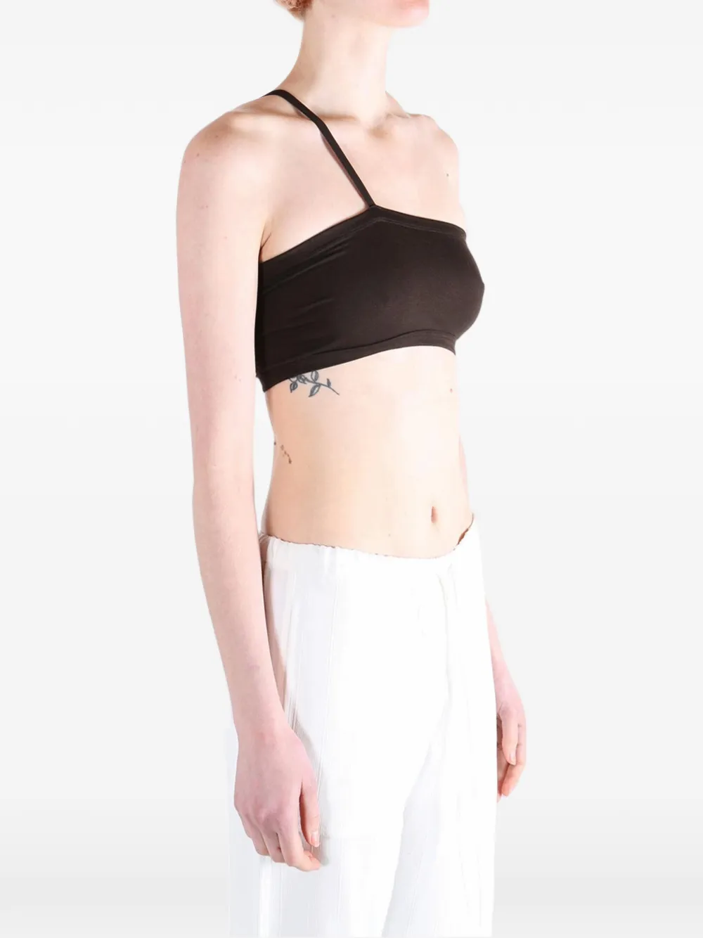  Baserange One-shoulder Top - Brown 