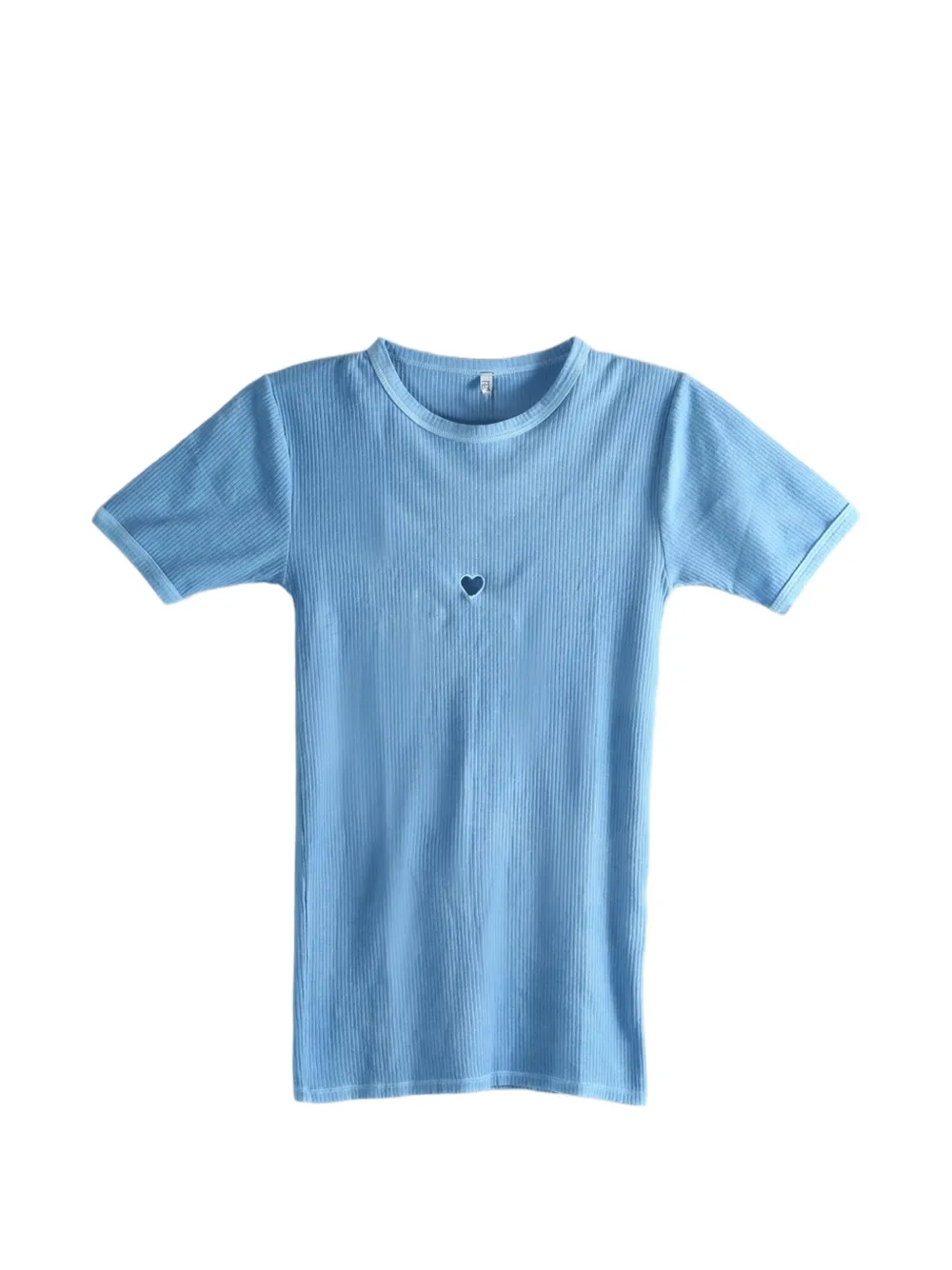 Baserange heart-detail T-shirt - Blu
