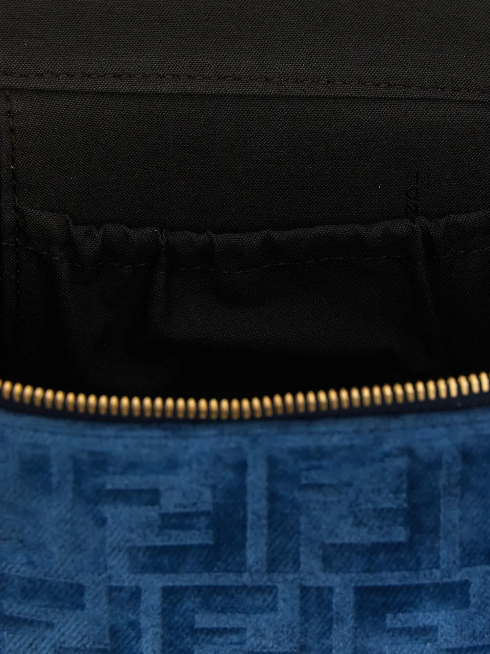 FENDI Bouclé kleine toilettas Blauw