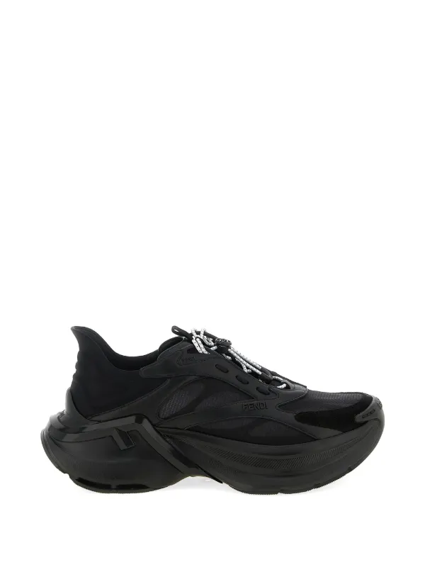 Fendi F-light Mesh Sneakers in Black