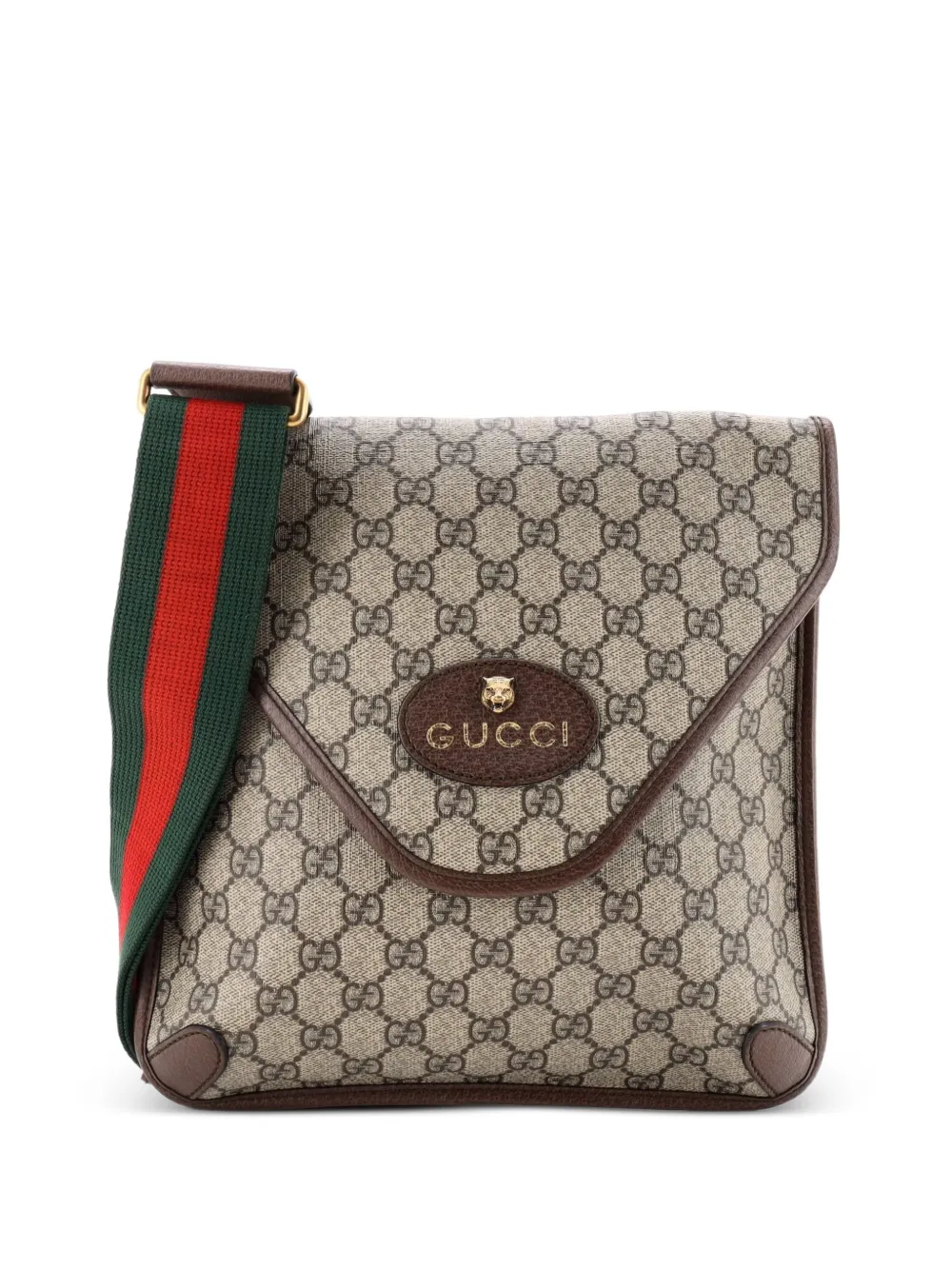 Gucci Pre-Owned Neo Vintage Envelope Messenger GG Coated Canvas Medium crossbody bag - Marrone