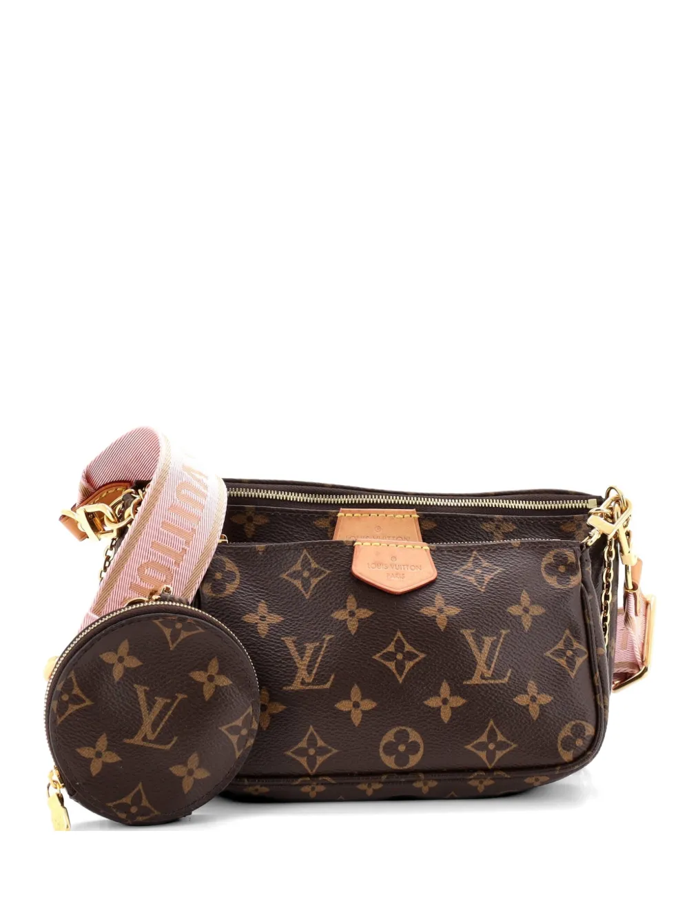 Louis Vuitton Pre-Owned Multi Pochette Accessoires Monogram Canvas crossbody bag - Marrone