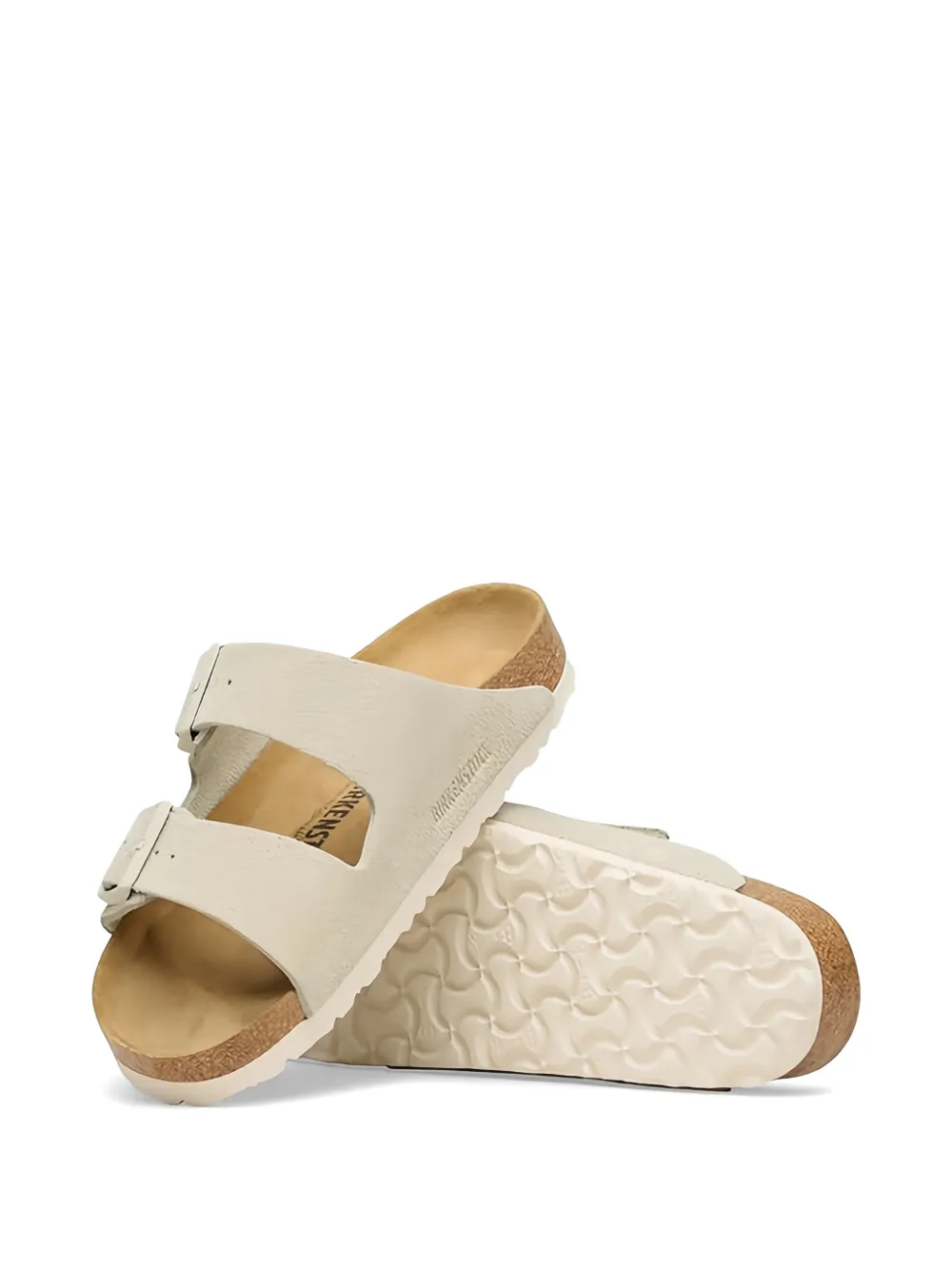 Birkenstock Arizona slippers met gespbandje Beige