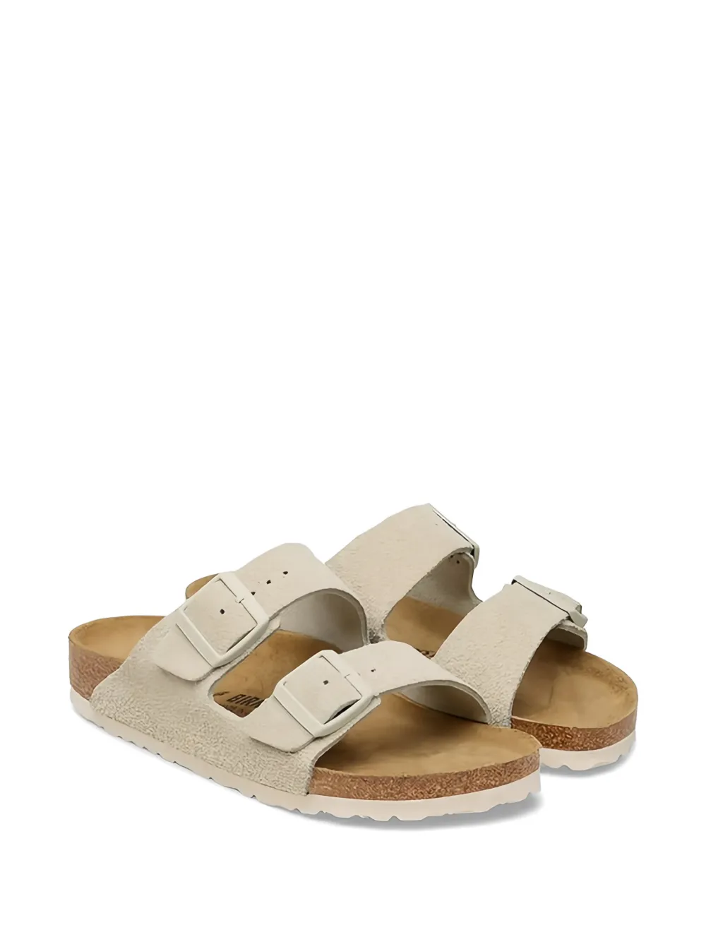 Birkenstock Arizona slippers met gespbandje Beige