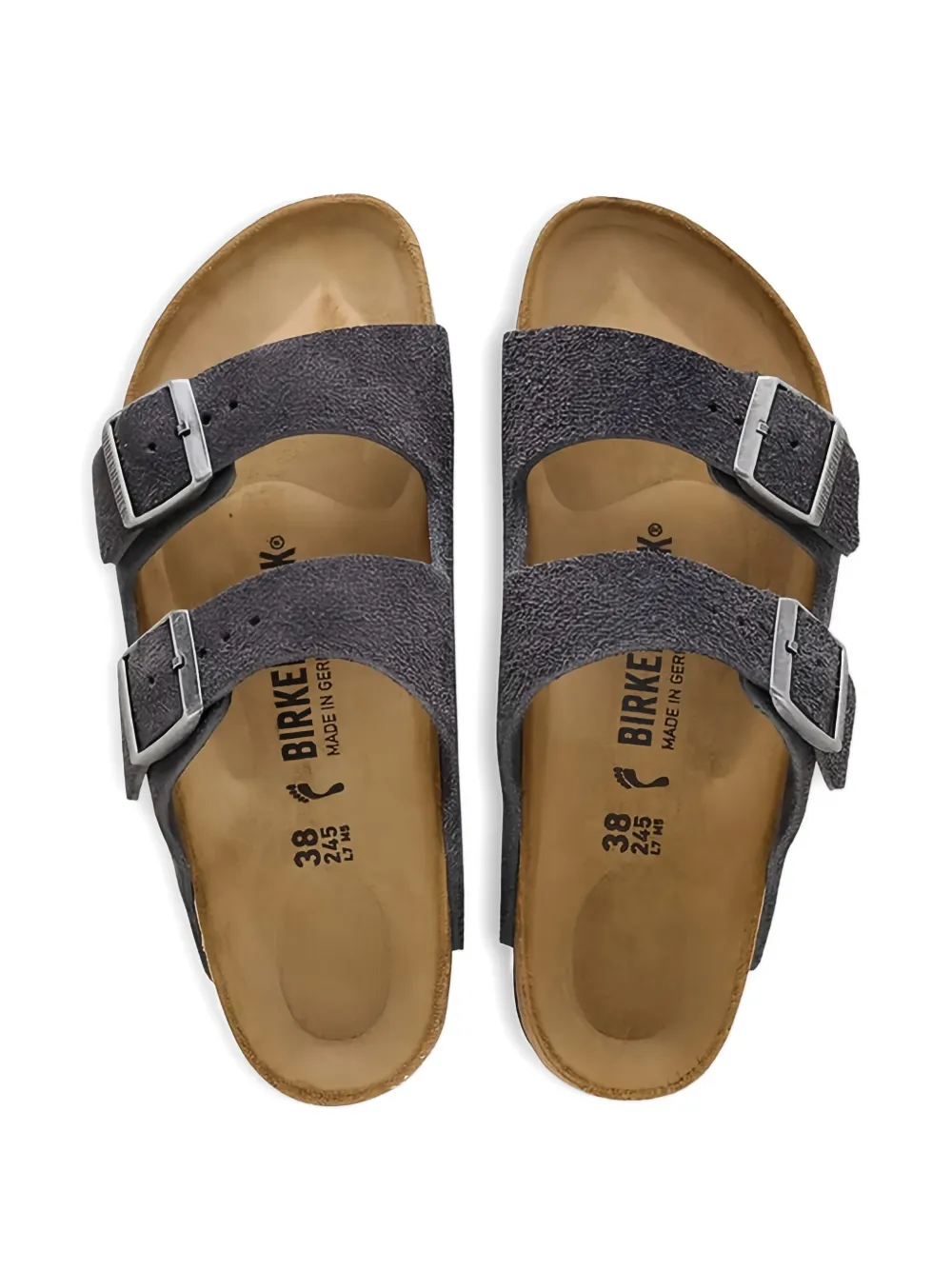 Birkenstock Sandalen met gespbandje Grijs