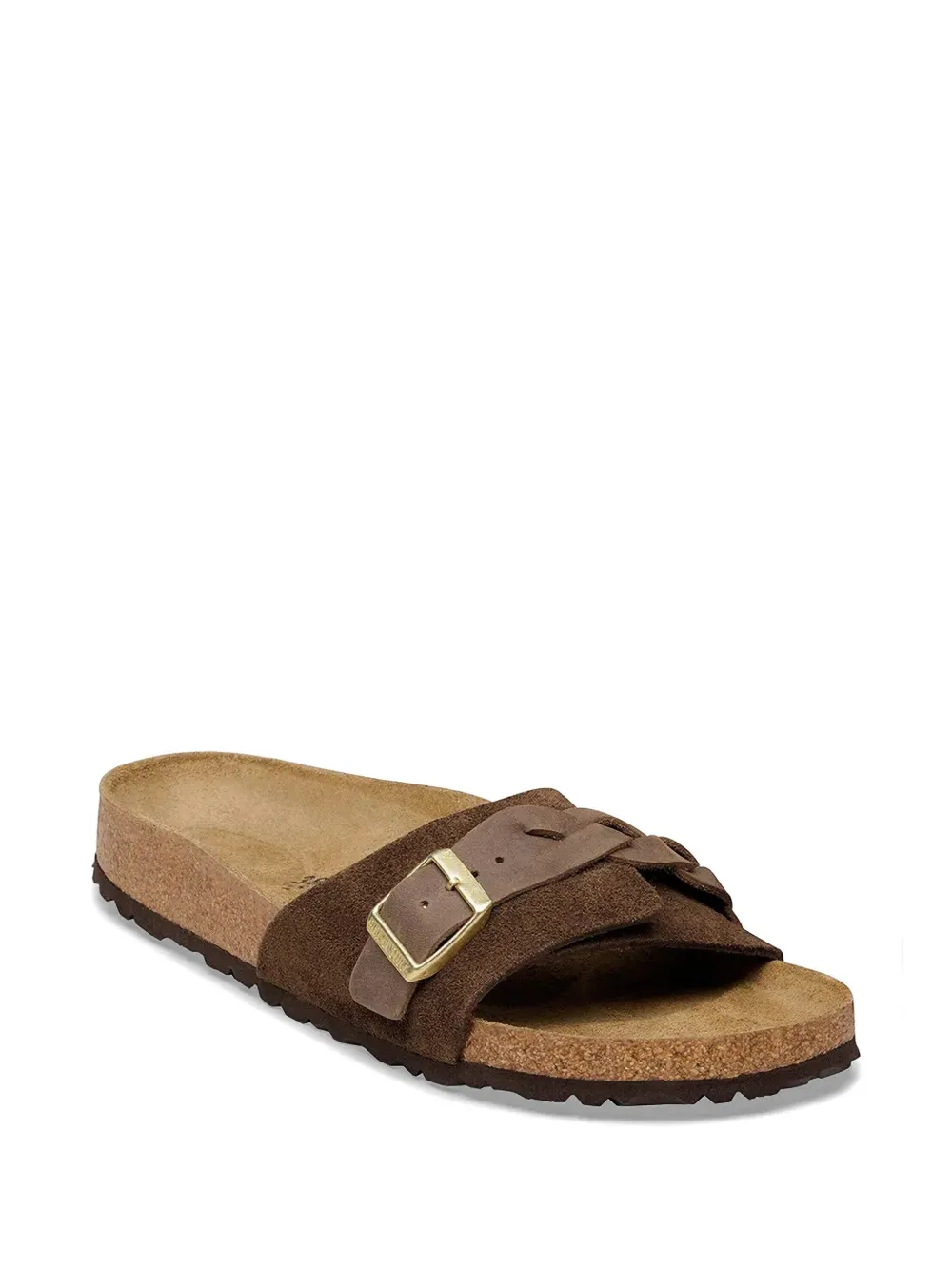 Birkenstock Oita gevlochten sandalen met gespsluiting Bruin
