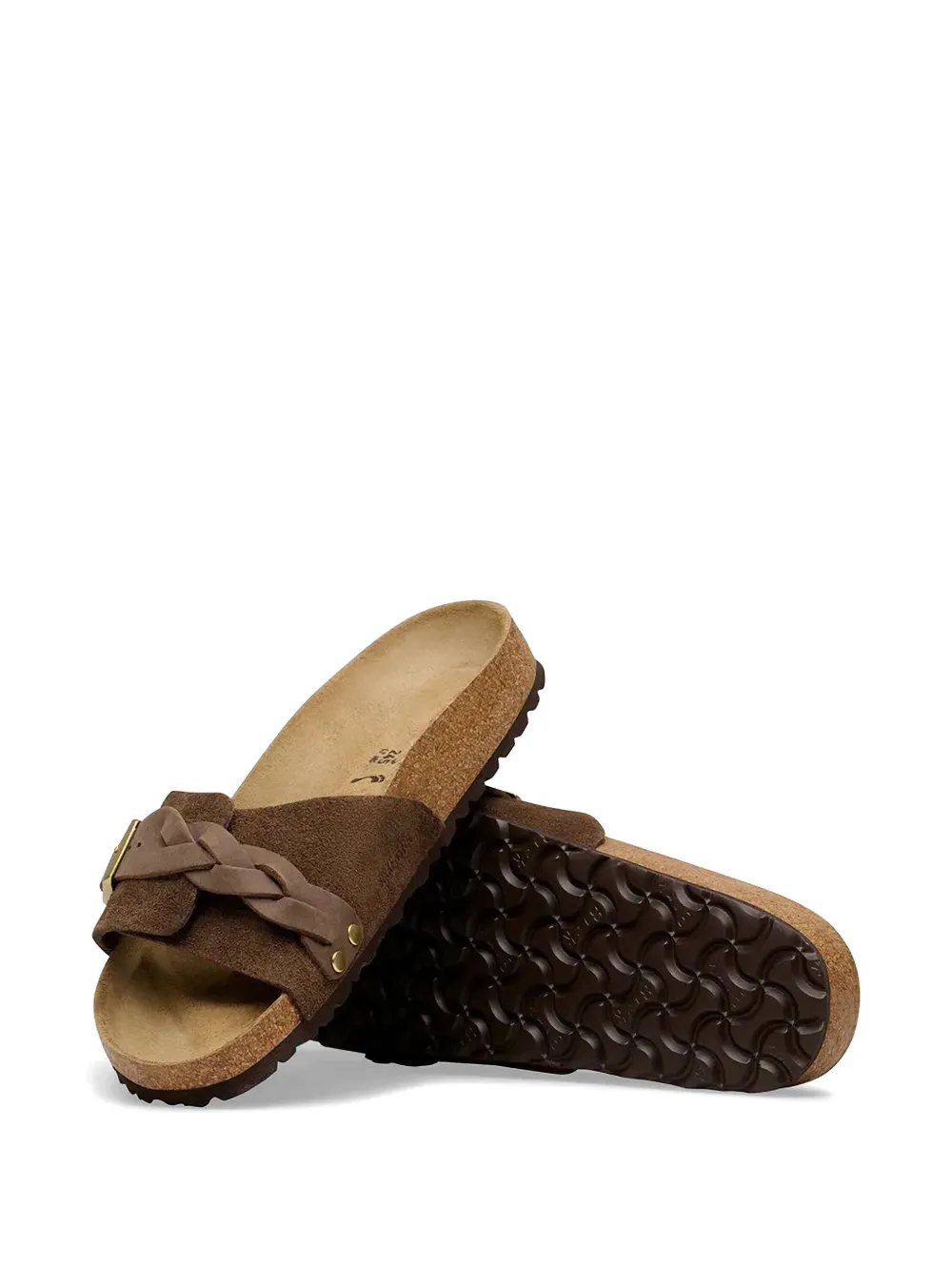 Birkenstock Oita gevlochten sandalen met gespsluiting Bruin