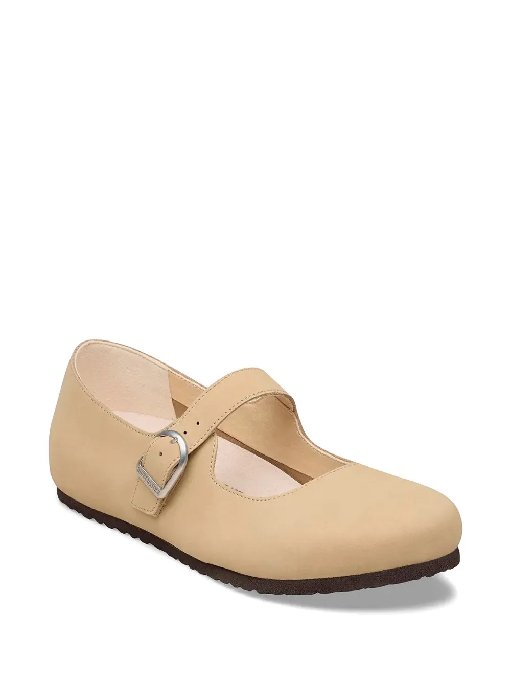 Birkenstock Santa Clarita buckle-strap ballet flats Beige