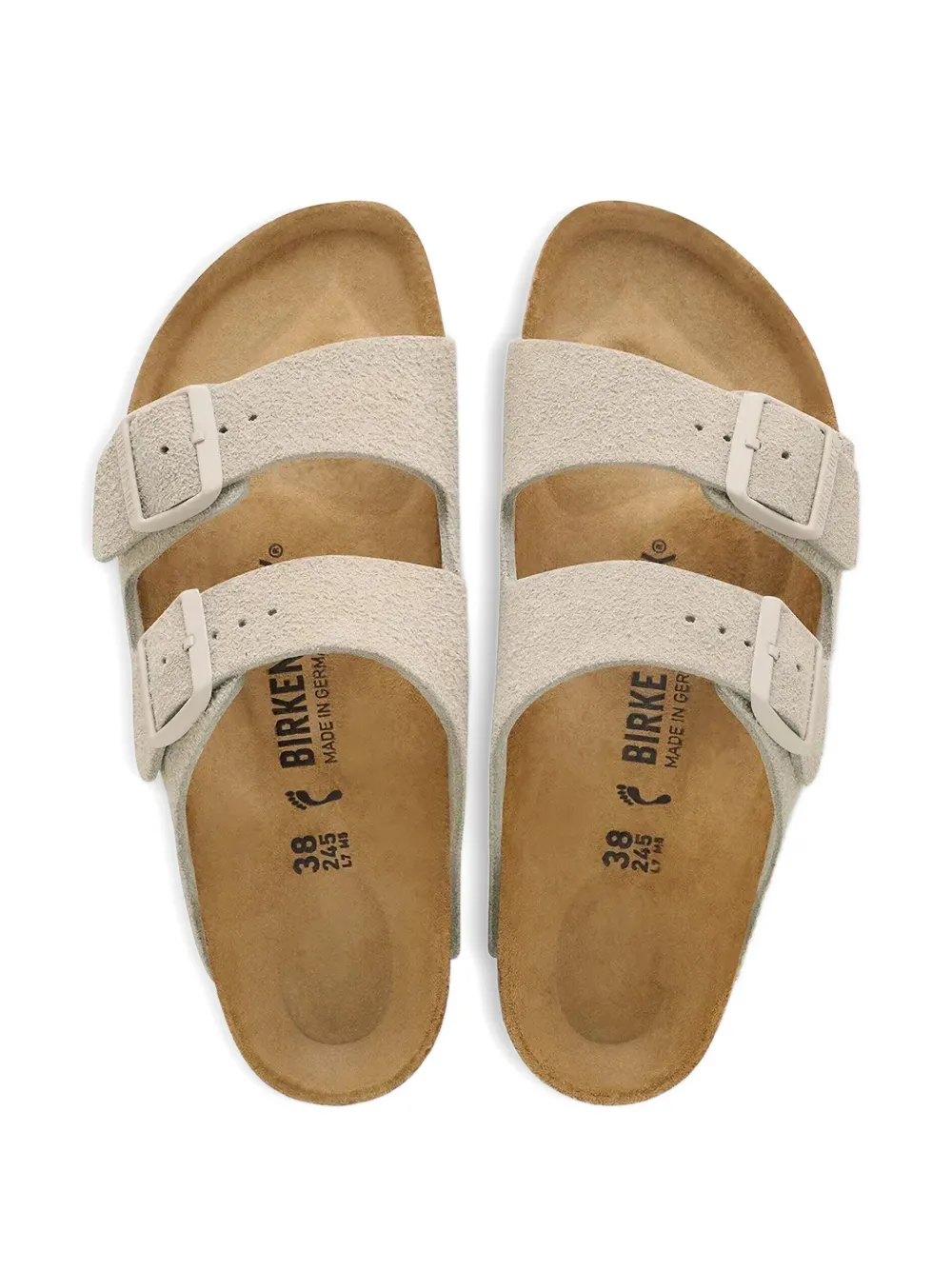 Birkenstock Arizona buckle-fastening sandals Beige