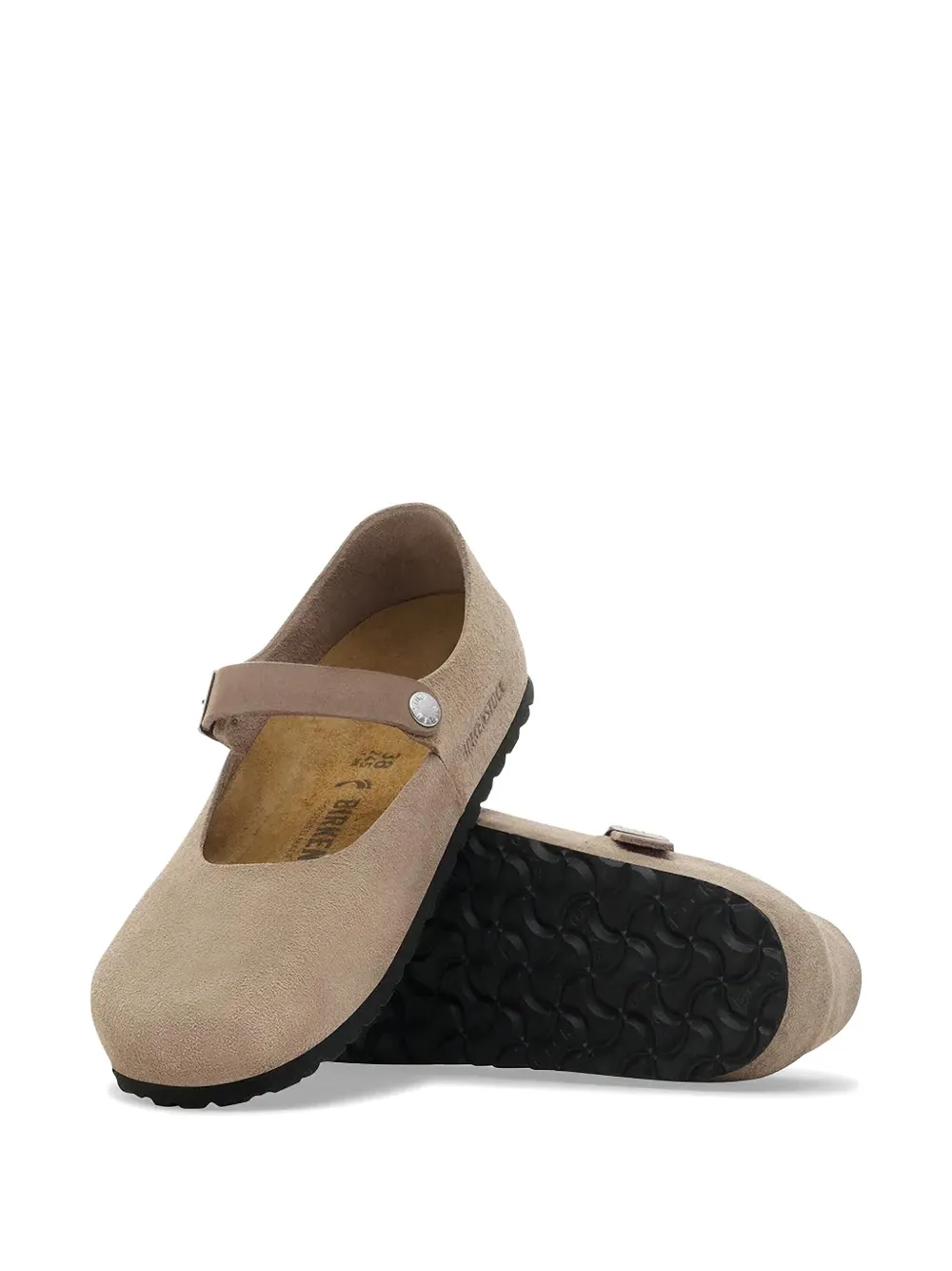Birkenstock Mantova buckle-fastening ballet flats Bruin