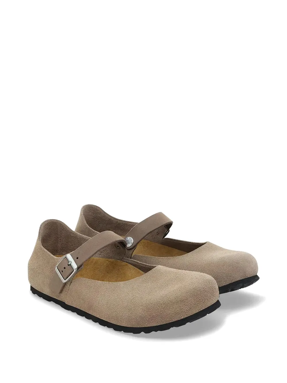 Birkenstock Mantova buckle-fastening ballet flats Bruin