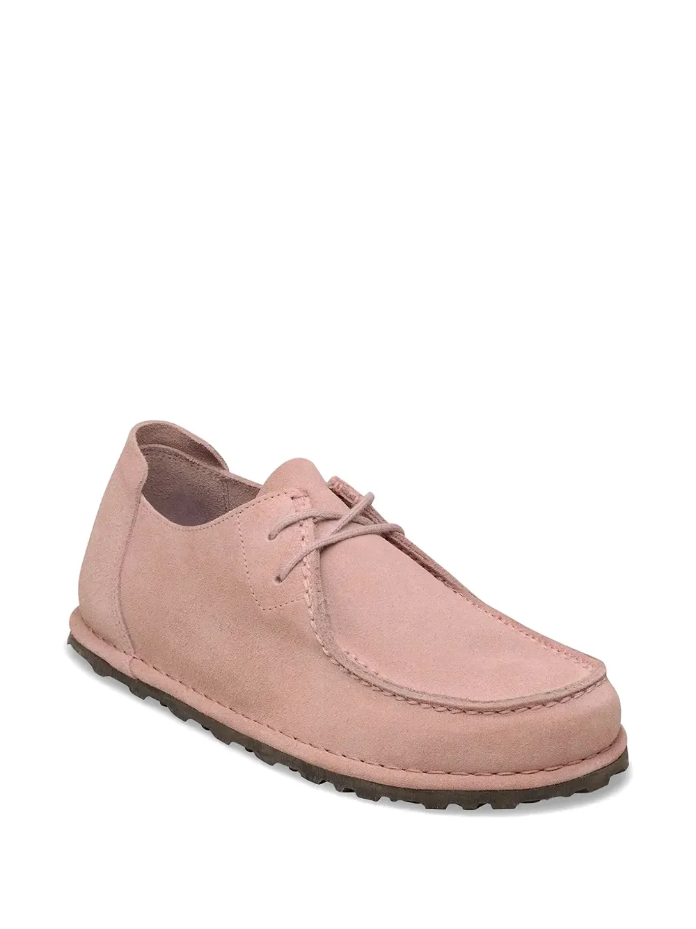 Birkenstock Utti suede lace-up shoes Roze
