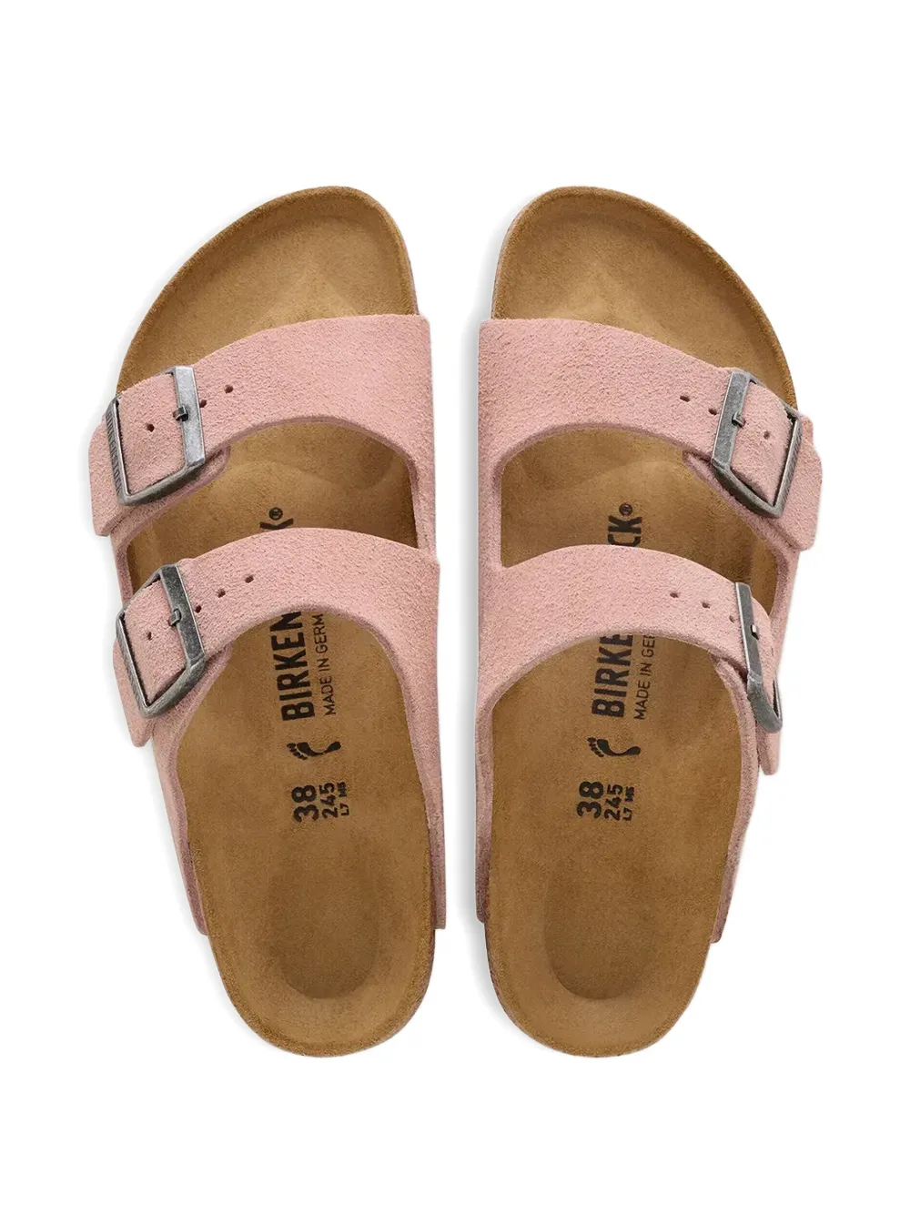 Birkenstock Arizona buckle-fastening sandals Roze