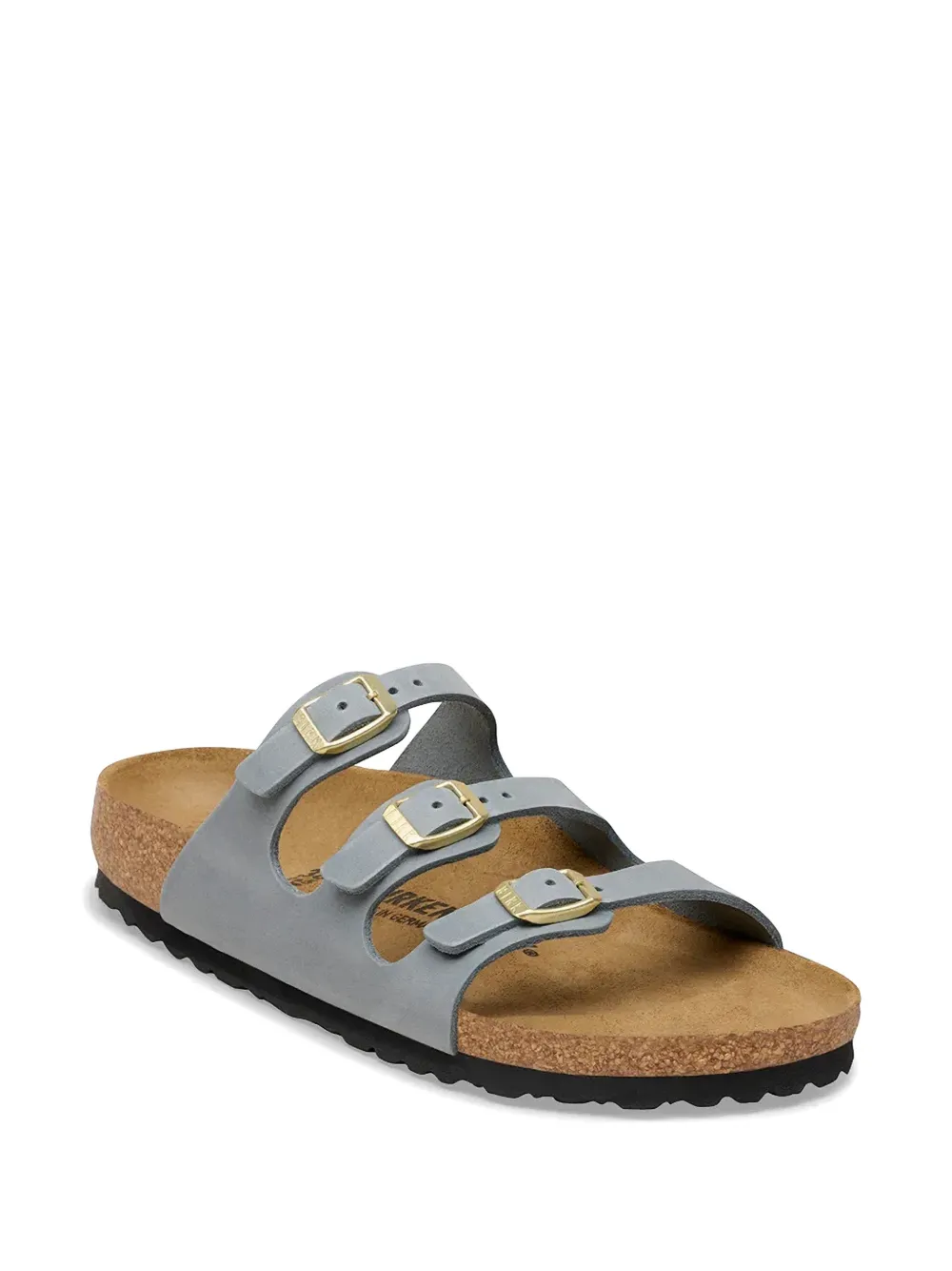 Birkenstock Florida strap buckle sandals Grijs