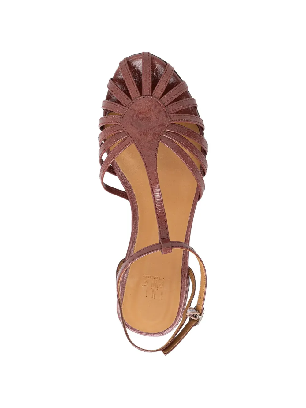BILLI BI Platte sandalen met T-bandje Roze