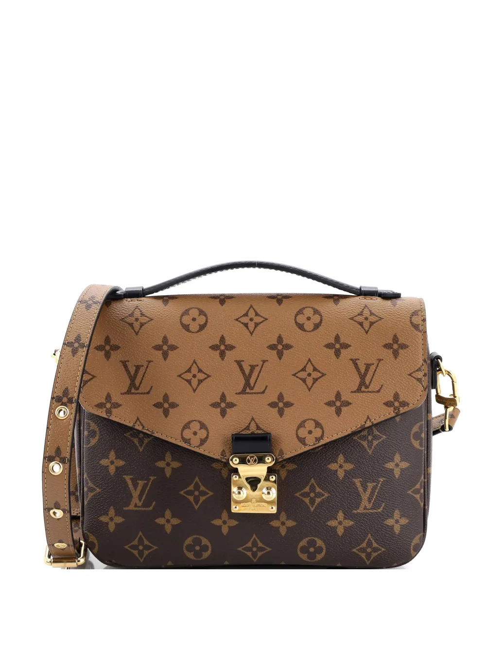 Louis Vuitton Pre-Owned Pochette Metis Reverse Monogram Canvas crossbody bag - Marrone