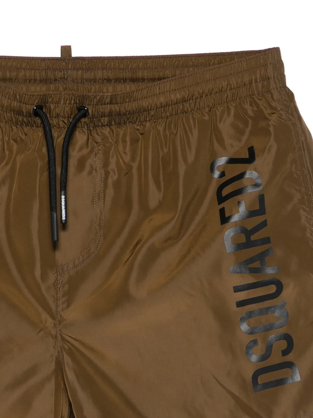  Dsquared2 Kids Logo-detail Swim Shorts - Brown 