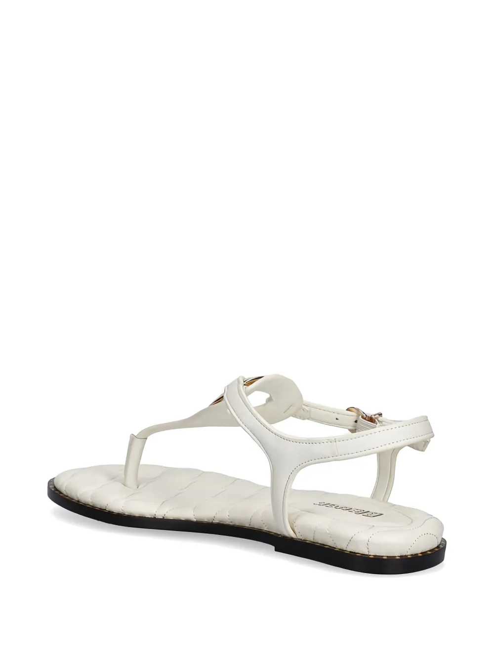 Blauer leather flat sandals Wit