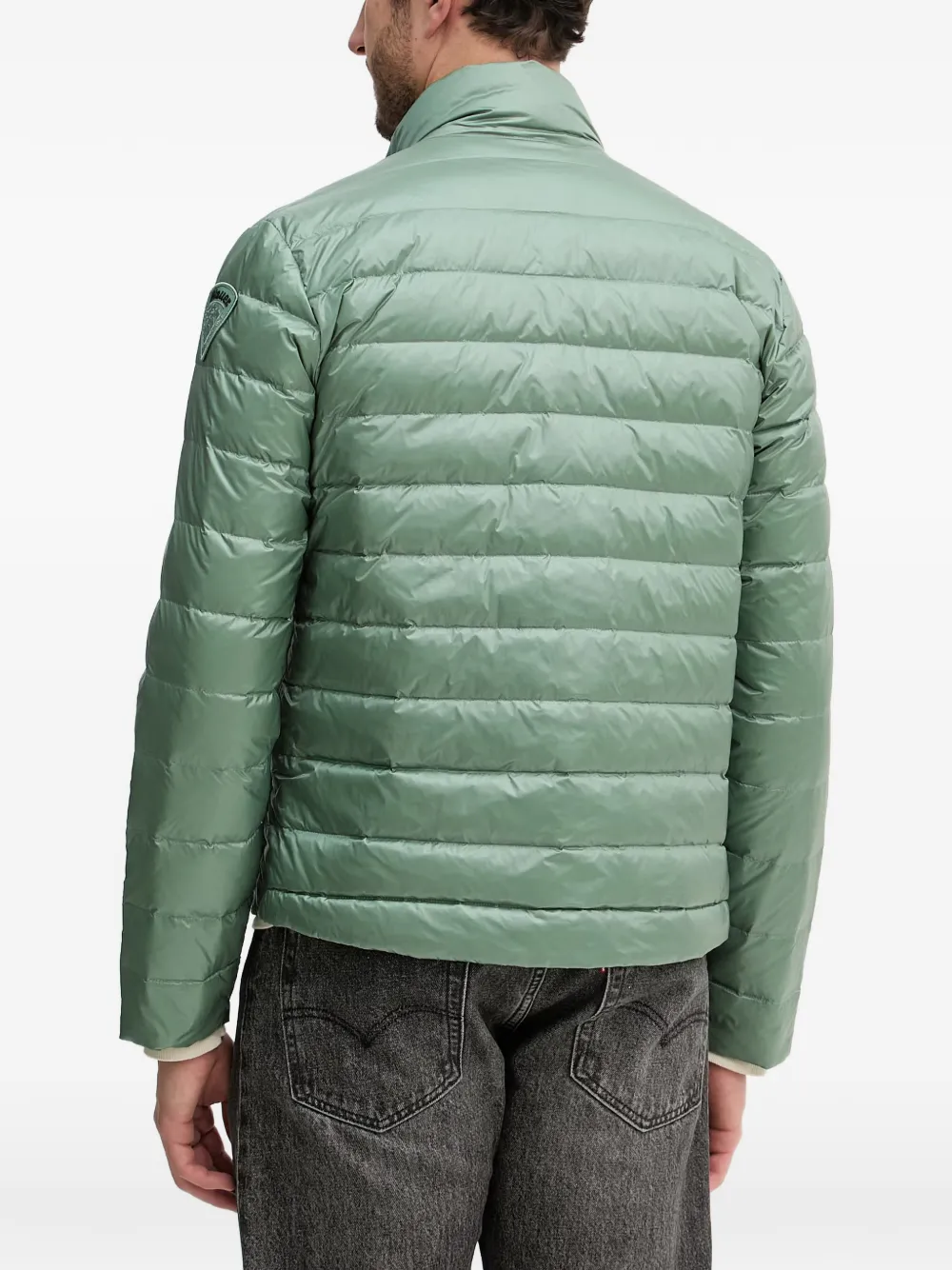 Blauer Austin zip-up padded jacket Groen