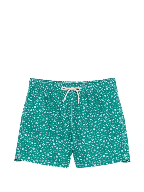 MC2 Saint Barth short de bain à imprimé graphique