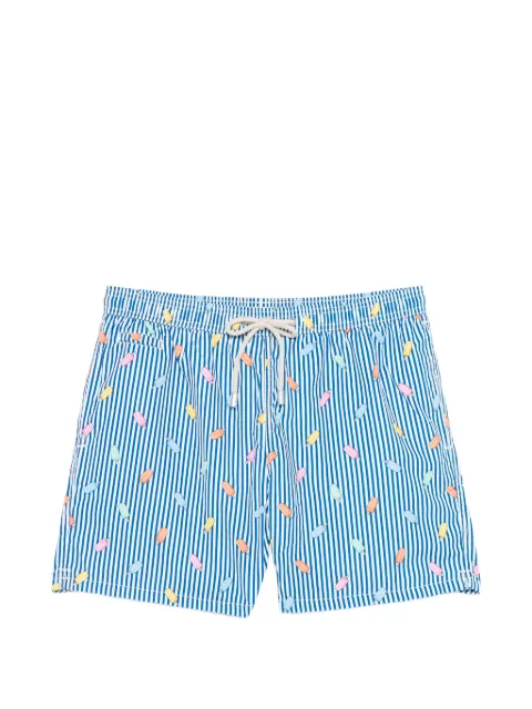 MC2 Saint Barth striped pattern swim shorts