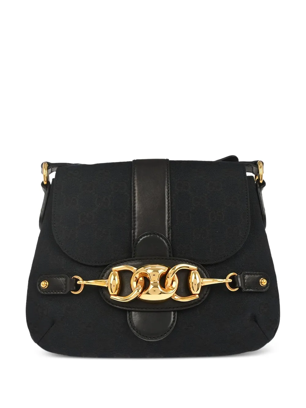 Gucci Pre-Owned 1990-2000s GG leather shoulder bag - Nero