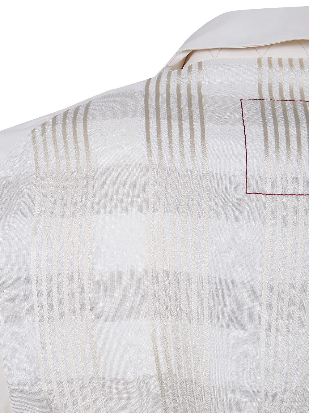  Uma Wang Striped Jacket - White 