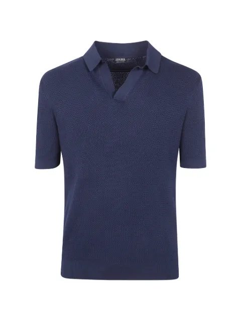 Zegna textured V-neck T-shirt