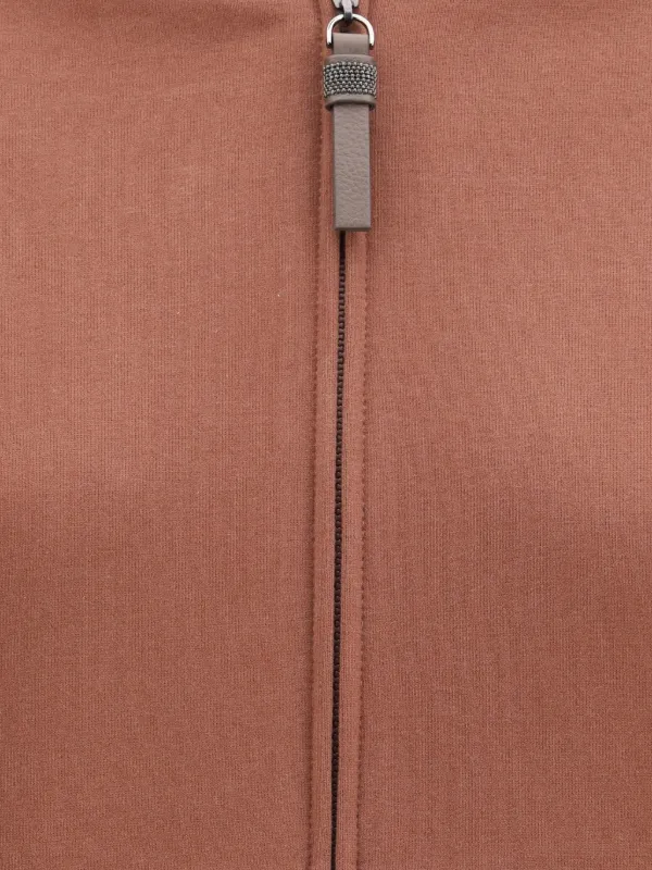 Brunello Cucinelli ジップアップ パーカー | ブラウン | FARFETCH JP