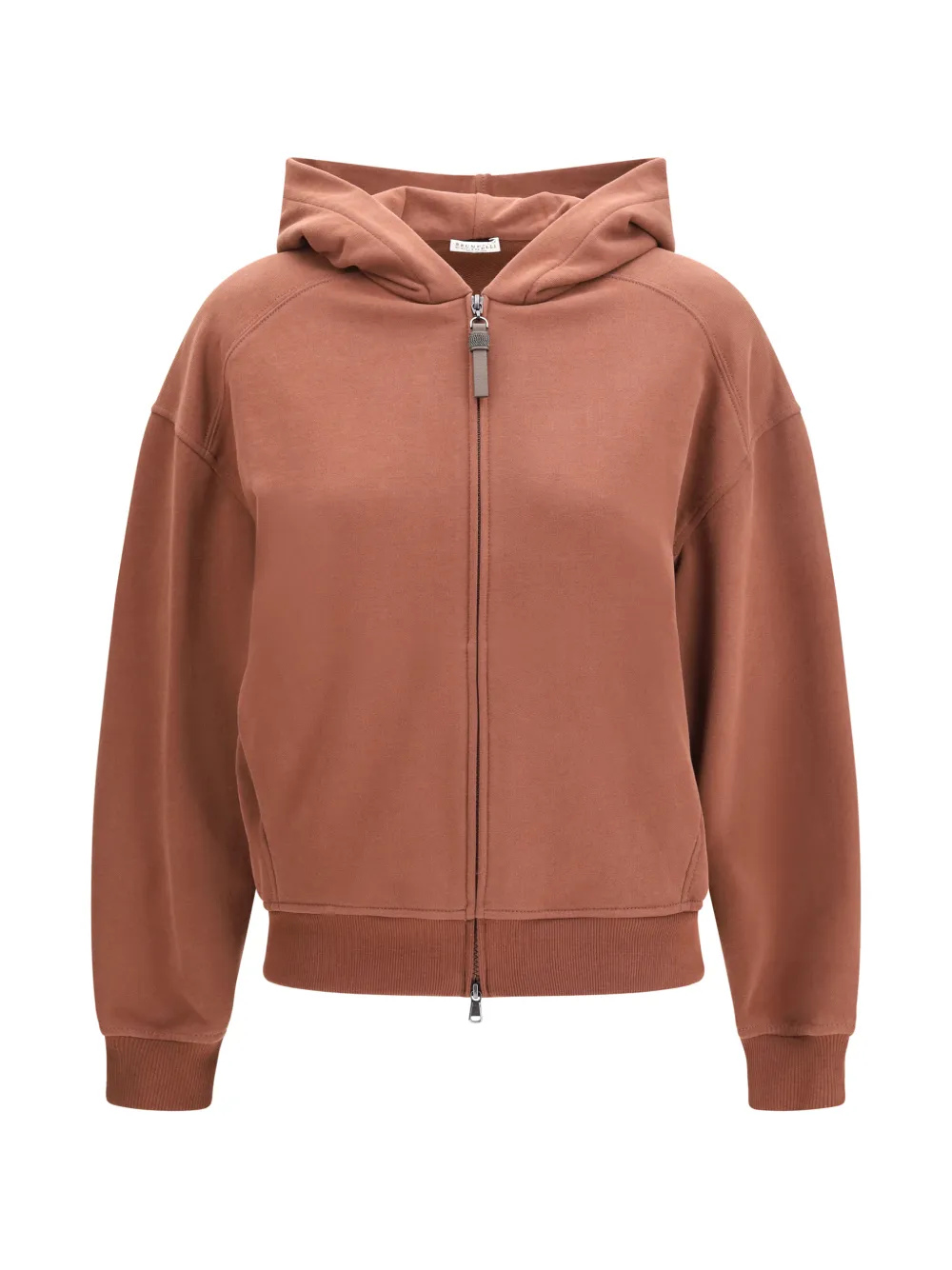 Brunello Cucinelli zipped hoodie - Marrone