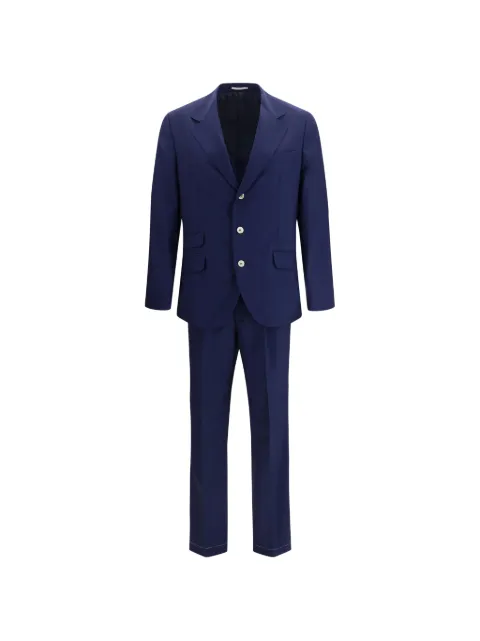 Brunello Cucinelli button wool suit