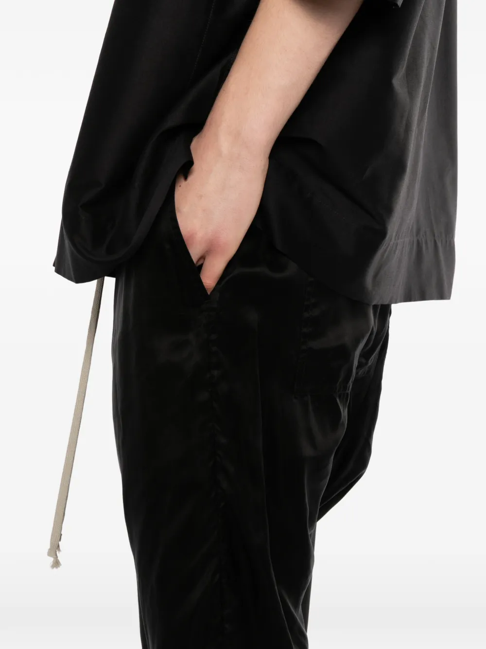 Rick Owens Broek met trekkoord Zwart