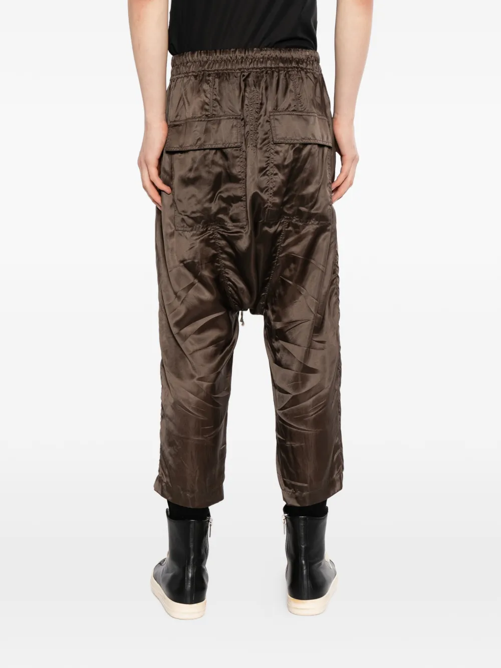 Rick Owens Broek met trekkoord Bruin